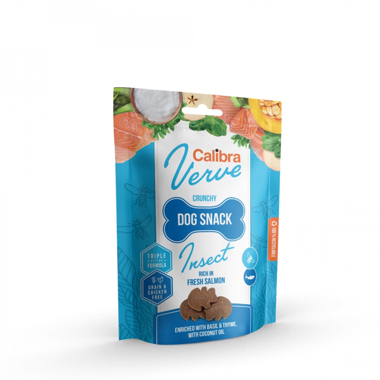 Calibra Dog Verve Crunchy Snack Insect&Salmon 150g